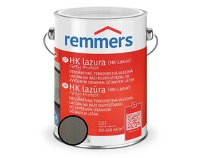 Lazura tenkovrstvá HK Lazura Grey Protect grafitová, 2,5 l