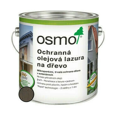 Lazura olejová ochranná Osmo 907 křemenně šedá 2,5 l