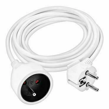 Kabel prodlužovací spojka Solight 5 m 1 mm2 IP 20