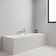 Baterie vanová termostatická Grohe Grohtherm 800 Cosmopolitan chrom s přepínačem 34766000
