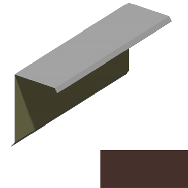 Ukončení pultové střechy RS360S-75 PU 50 MAX MM020 hnědá