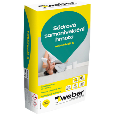 Hmota samonivelační webernivelit S 25 kg