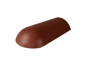 Hřebenáč koncový Bramac Protector Plus s vrutem červenohnědá