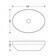 Umyvadlo na desku Aqualine 505×370 mm 50361