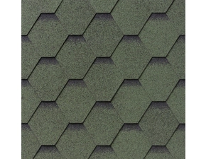 Šindel asfaltový IKO 2.0 Superglass Hex 23 Amazon green ultra 3,0 m2