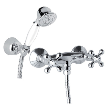 Baterie sprchová nástěnná Mereo Retro Viktorie CBL601 150 mm chrom