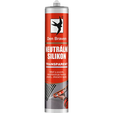 Silikon neutrální Den Braven OXIM transparentní 280 ml