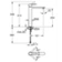 Baterie umyvadlová stojánková Grohe Lineare velikost XL kartáčovaný Hard Graphite 23405AL1