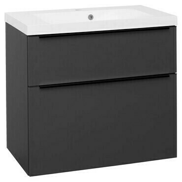 Skříňka s umyvadlem EBS Nevio B 810×750×476 mm antracit NEVIO81CS