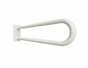 Madlo podpěrné ve tvaru U Bemeta Help 813 mm s krytkou bílá