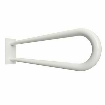 Madlo podpěrné ve tvaru U Bemeta Help 813 mm s krytkou bílá