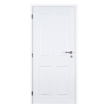 Dveře plné profilované Doornite ODYSSEUS levé 900 mm bílé