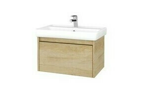 Skříňka umyvadlová Dřevojas BONO SZZ 70 Nebraska/Nebraska vč. umyvadla Q