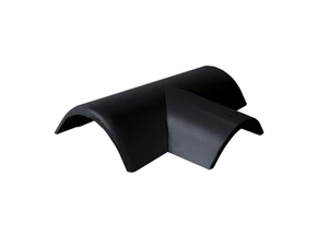 Hřebenáč rozdělovací pravý T220 Bramac Protector se dvěma příchytkami ebenově černá