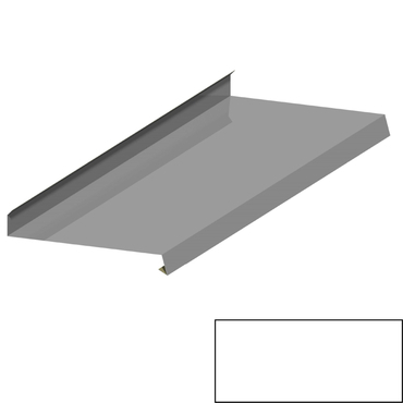Oplechování římsy RS312A SP 25 RAL 9010 bílá