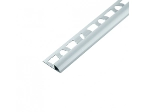 Lišta ukončovací obloučková Acara PVC světle šedá 7 mm