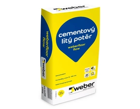 Potěr cementový litý weberfloor flow 25 kg