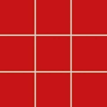 Dlažba Rako Color Two 10×10 cm červená lesklá GAA0K359