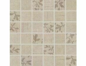 Mozaika Rako Textile 5×5 cm (set 30×30 cm) béžová WDM05102