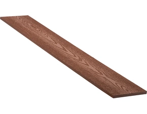 Lišta boční dřevoplastová WPC PERI odstín teak 150×12×2900 mm