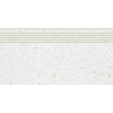 Schodovka Rako Porfido 30×60 cm bílá DCPSR810