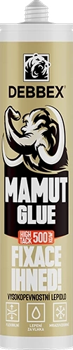 DEN BRAVEN Lepidlo Den Braven MAMUT GLUE High Tack bílé 290 ml