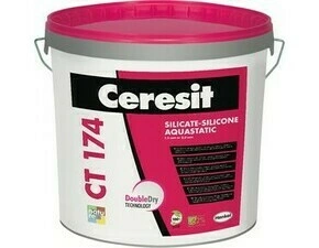 Omítka silikonsilikátová Ceresit CT 174 hlazená 1,5 mm 25 kg