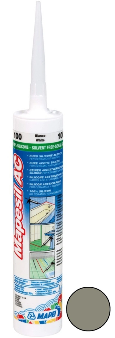 MAPEI Tmel silikonový Mapei Mapesil AC 114 antracitová 310 ml