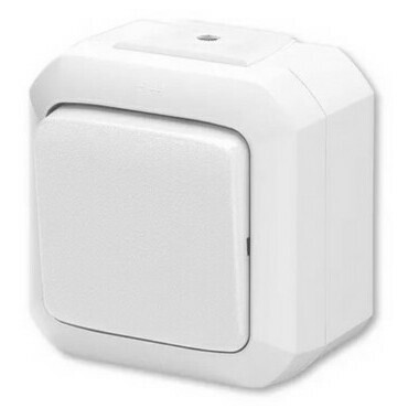 Tlačítko střídavé řazení 6/0 ABB Variant bílá