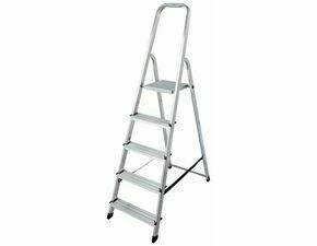 Schůdky hliníkové domácí Krause Corda 5