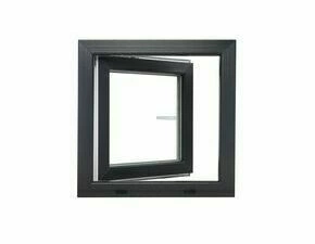 Okno plastové BRAVO OS1 RAL 7016/bílá pravé 600×600 mm