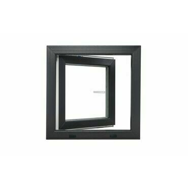 Okno plastové BRAVO OS1 RAL 7016/bílá pravé 600×600 mm