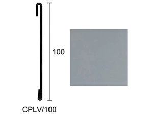 Krycí profil Profilpas PROTEC CPLV/100 šedý popel RAL 7038