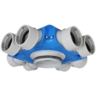 Box rozdělovací rohový Regulus 8× 75 mm / 125 mm plast