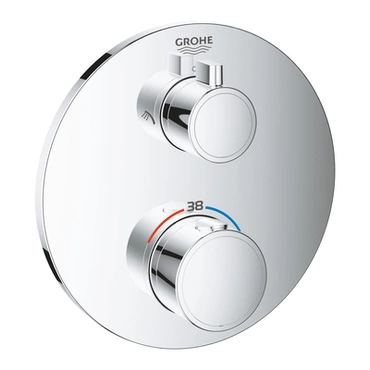 Díl nadomítkový Grohe Grohtherm chrom s přepínačem 24076000