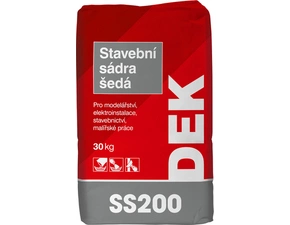 Sádra stavební DEK 30 kg šedá