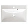 Skříňka s umyvadlem EBS Pure 610×580×460 mm bílá lesk/dub Ribbeck PURE61R