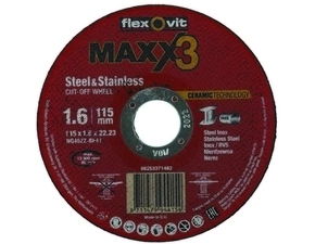 Kotouč řezný Flexovit Maxx3 NQ46ZZ-T41 115×22,23 mm