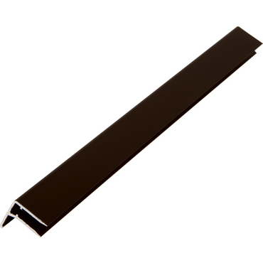 Profil U ukončovací s okapnicí hliníkový elox bronz 6 mm délka 6,4 m