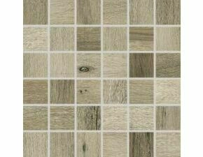 Mozaika Rako Saloon 5×5 cm (set 30×30 cm) tmavě hnědá DDM06748