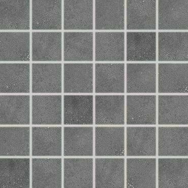 Mozaika Rako Betonico 5×5 cm (set 30×30 cm) černá DDM06792