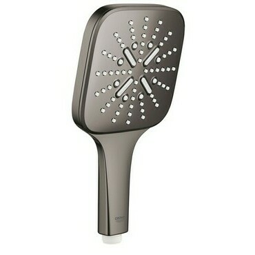 Sprcha ruční Grohe Rainshower SmartActive 130 Cube 3 proudy Hard Graphite 26582A00