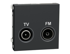 Zásuvka anténní Schneider Electric Unica Nová antracit