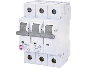 Jistič ETI Etimat 3pól 6 kA C 10 A
