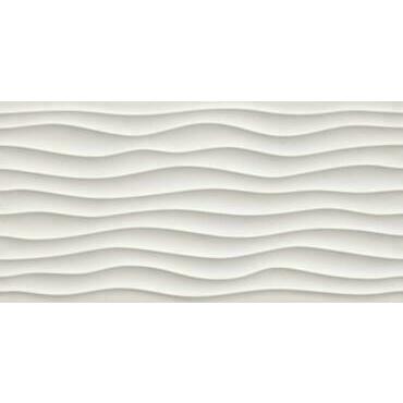 Dlažba Atlas Concorde 3D WALL DESIGN DUNE 40×80 cm White matný