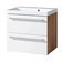 Skříňka s umyvadlem EBS Pure 610×580×460 mm bílá lesk/dub Ribbeck PURE61R