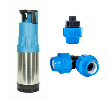 Set automatického ponorného čerpadla Blue Line PMC1004PA-SET DEK s PE spojkou a kolenem