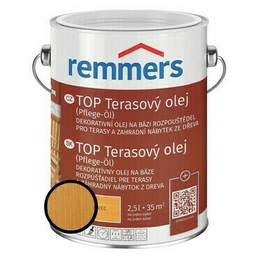 Olej terasový Remmers TOP modřín, 2,5 l