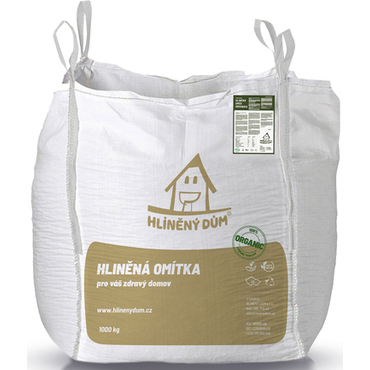 Omítka hliněná HLINĚNÝ DŮM ORGANIKA 1 000 kg