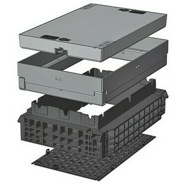 Šachta kabelová Langmatz EK368 poklop B125 betonový